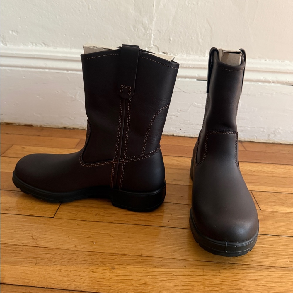 Blundstone Originals Rigger Boot 2528, Dark Brown Leather Boot, size US Womens 7 - Picture 6 of 12